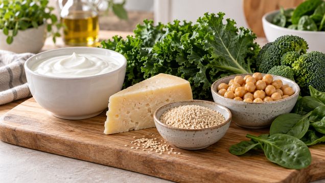 В каких продуктах кальций