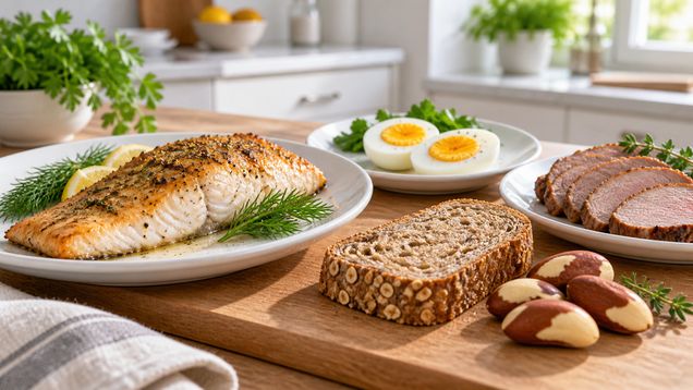 В каких продуктах селен